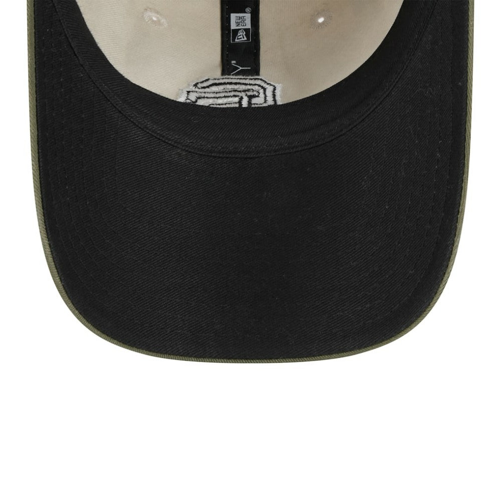 San Francisco Giants Women's 2025 Armed Forces Day 9TWENTY Adjustable Hat - Light Beige/Olive | New Era