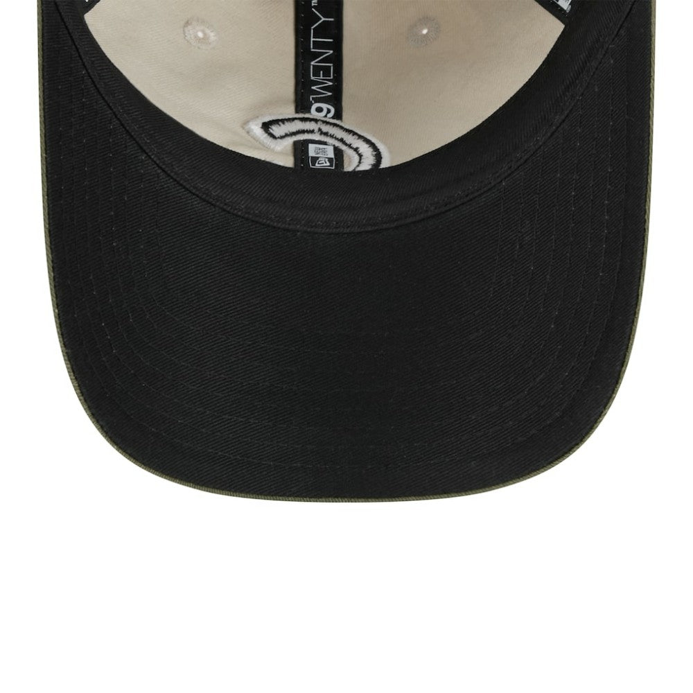 Chicago Cubs Women's 2025 Armed Forces Day 9TWENTY Adjustable Hat - Light Beige/Olive | New Era