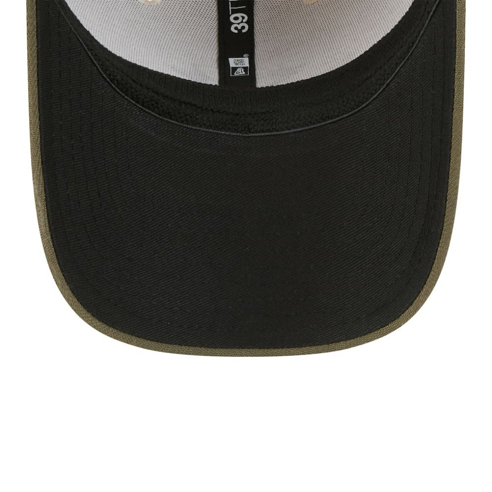 Houston Astros 2025 Armed Forces Day 39THIRTY Flex Hat - Light Beige/Olive | New Era