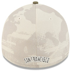 San Francisco Giants 2025 Armed Forces Day 39THIRTY Flex Hat - Light Beige/Olive | New Era