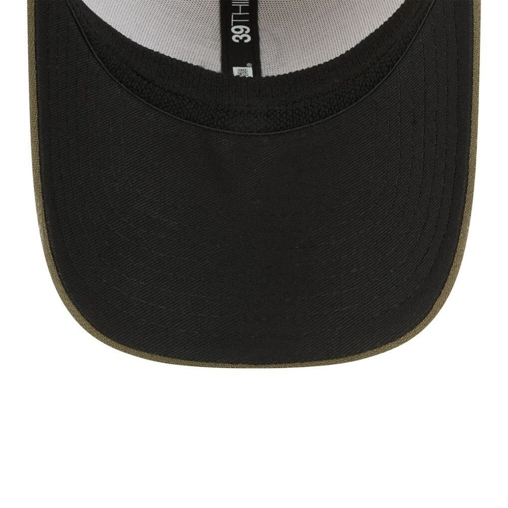 Seattle Mariners 2025 Armed Forces Day 39THIRTY Flex Hat - Light Beige/Olive | New Era