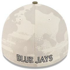 Toronto Blue Jays 2025 Armed Forces Day 39THIRTY Flex Hat - Light Beige/Olive | New Era