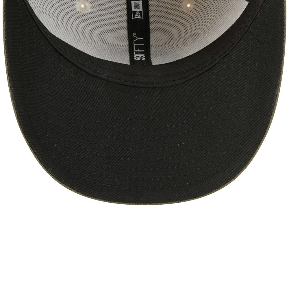 Milwaukee Brewers 2025 Armed Forces Day 59FIFTY Fitted Hat - Light Beige/Olive | New Era