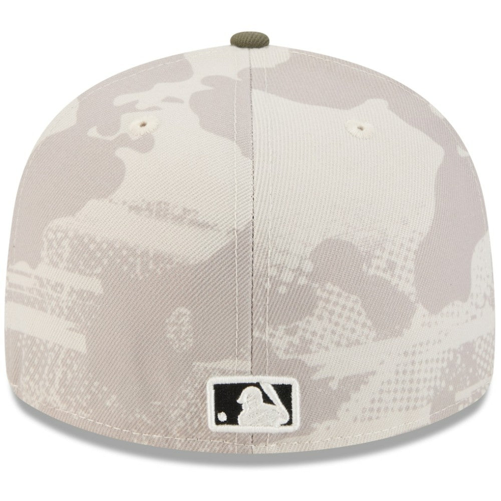New York Yankees 2025 Armed Forces Day 59FIFTY Fitted Hat - Light Beige/Olive | New Era