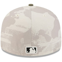 New York Yankees 2025 Armed Forces Day 59FIFTY Fitted Hat - Light Beige/Olive | New Era