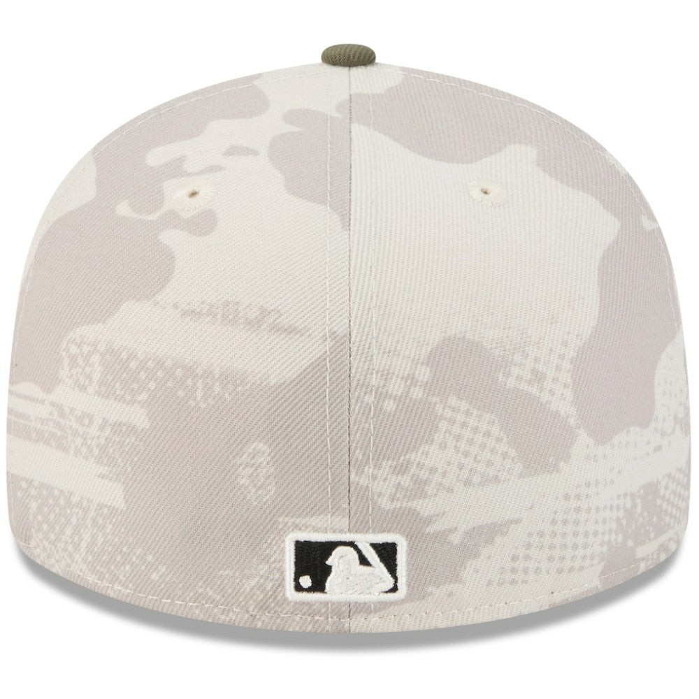 Pittsburgh Pirates 2025 Armed Forces Day 59FIFTY Fitted Hat - Light Beige/Olive | New Era