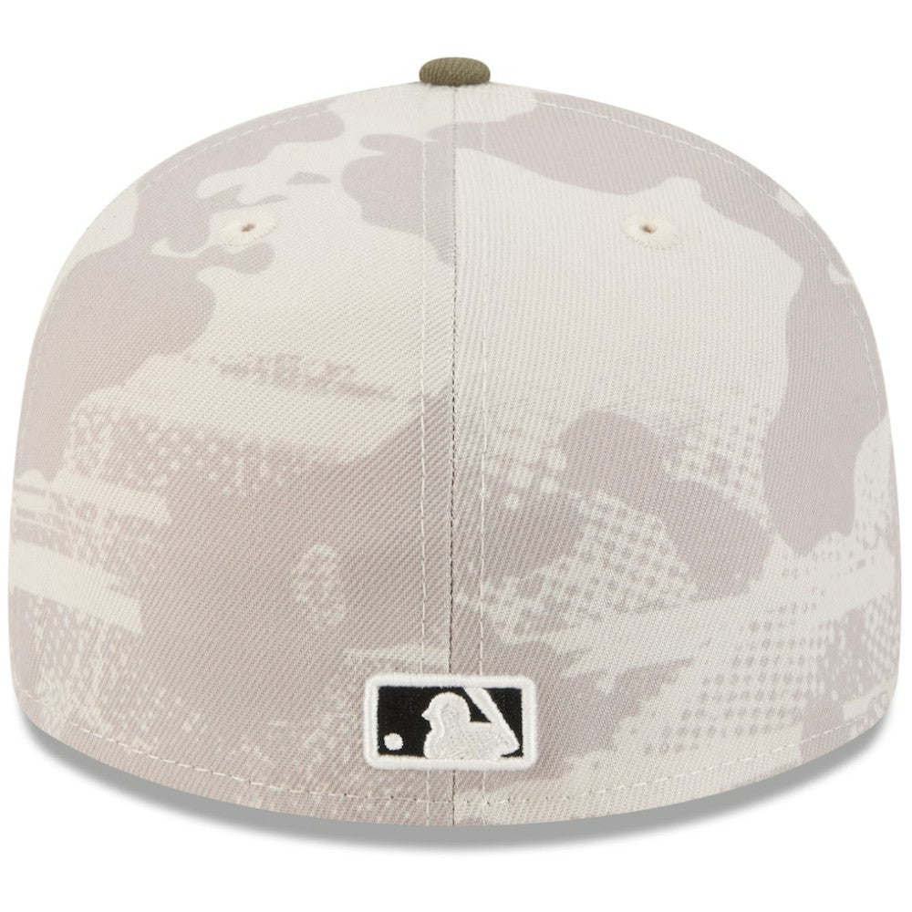 San Diego Padres 2025 Armed Forces Day 59FIFTY Fitted Hat - Light Beige/Olive | New Era