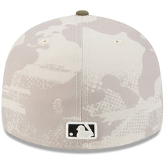 San Diego Padres 2025 Armed Forces Day 59FIFTY Fitted Hat - Light Beige/Olive | New Era