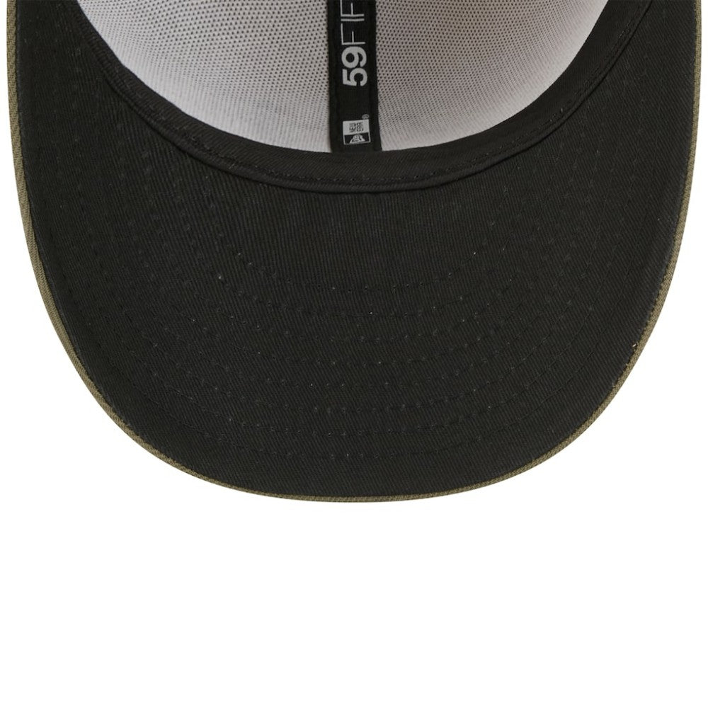 Texas Rangers 2025 Armed Forces Day 59FIFTY Fitted Hat - Light Beige/Olive | New Era