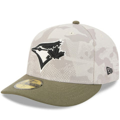 Toronto Blue Jays 2025 Armed Forces Day 59FIFTY Fitted Hat - Light Beige/Olive | New Era