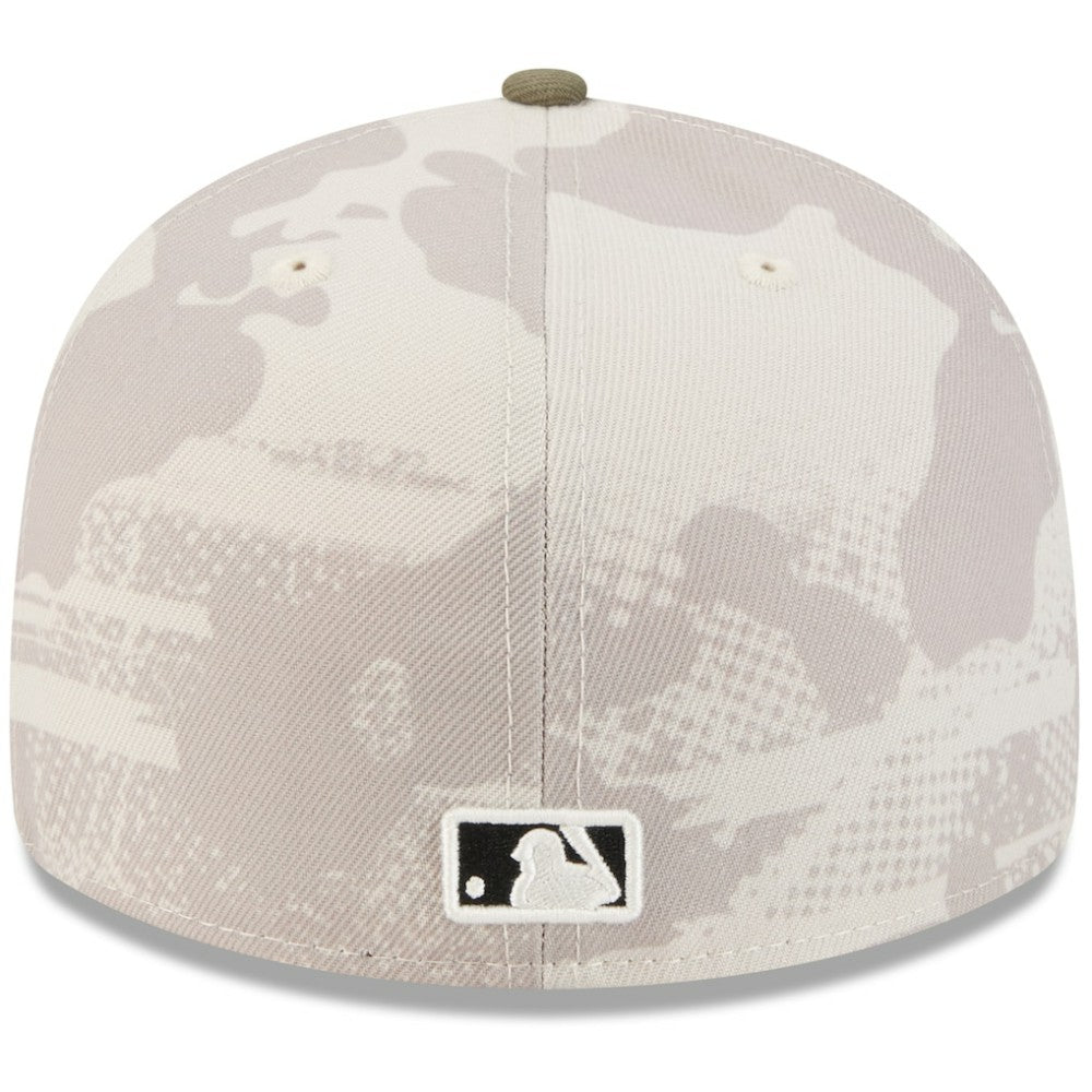 Toronto Blue Jays 2025 Armed Forces Day 59FIFTY Fitted Hat - Light Beige/Olive | New Era