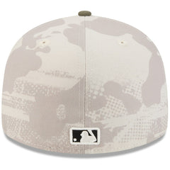 Seattle Mariners 2025 Armed Forces Day 59FIFTY Fitted Hat - Light Beige/Olive | New Era