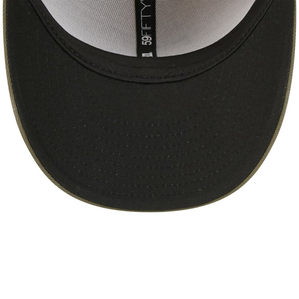 Seattle Mariners 2025 Armed Forces Day 59FIFTY Fitted Hat - Light Beige/Olive | New Era