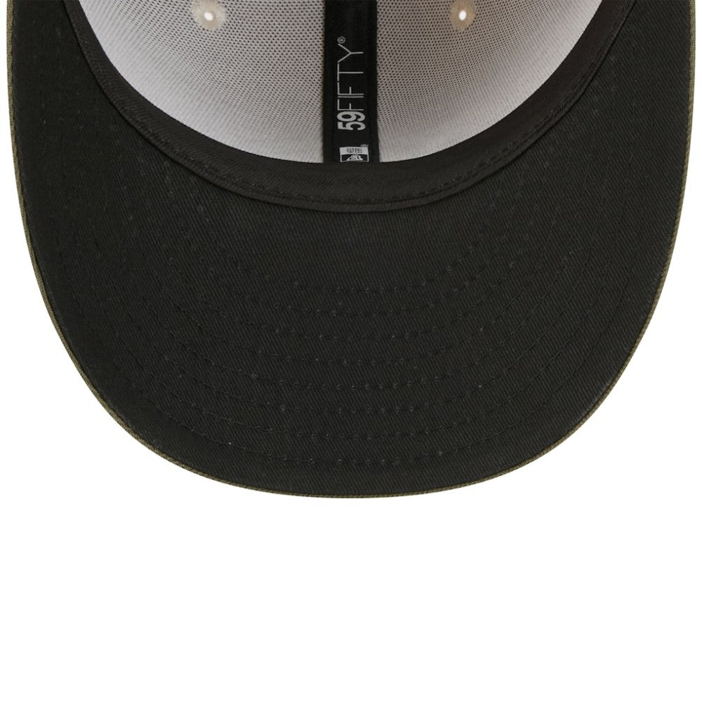Cincinnati Reds 2025 Armed Forces Day 59FIFTY Fitted Hat - Light Beige/Olive | New Era