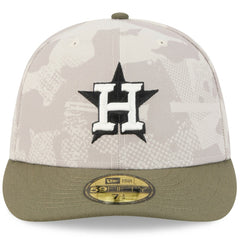 Houston Astros 2025 Armed Forces Day 59FIFTY Fitted Hat - Light Beige/Olive | New Era