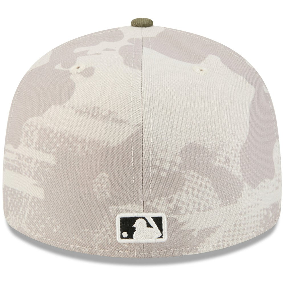 Kansas City Royals 2025 Armed Forces Day 59FIFTY Fitted Hat - Light Beige/Olive | New Era