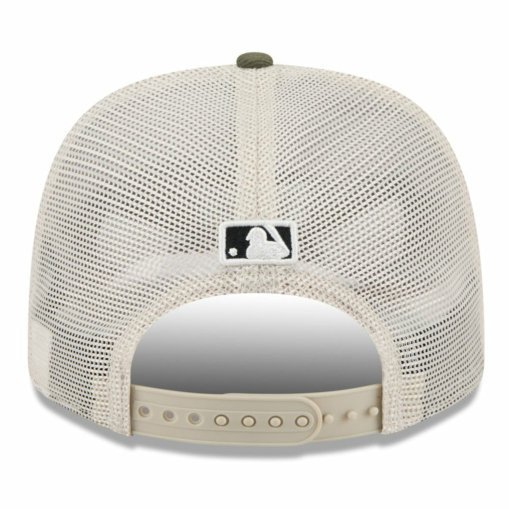 Baltimore Orioles 2025 Armed Forces Day 9SEVENTY Stretch-Snap Hat - Light Beige/Olive | New Era