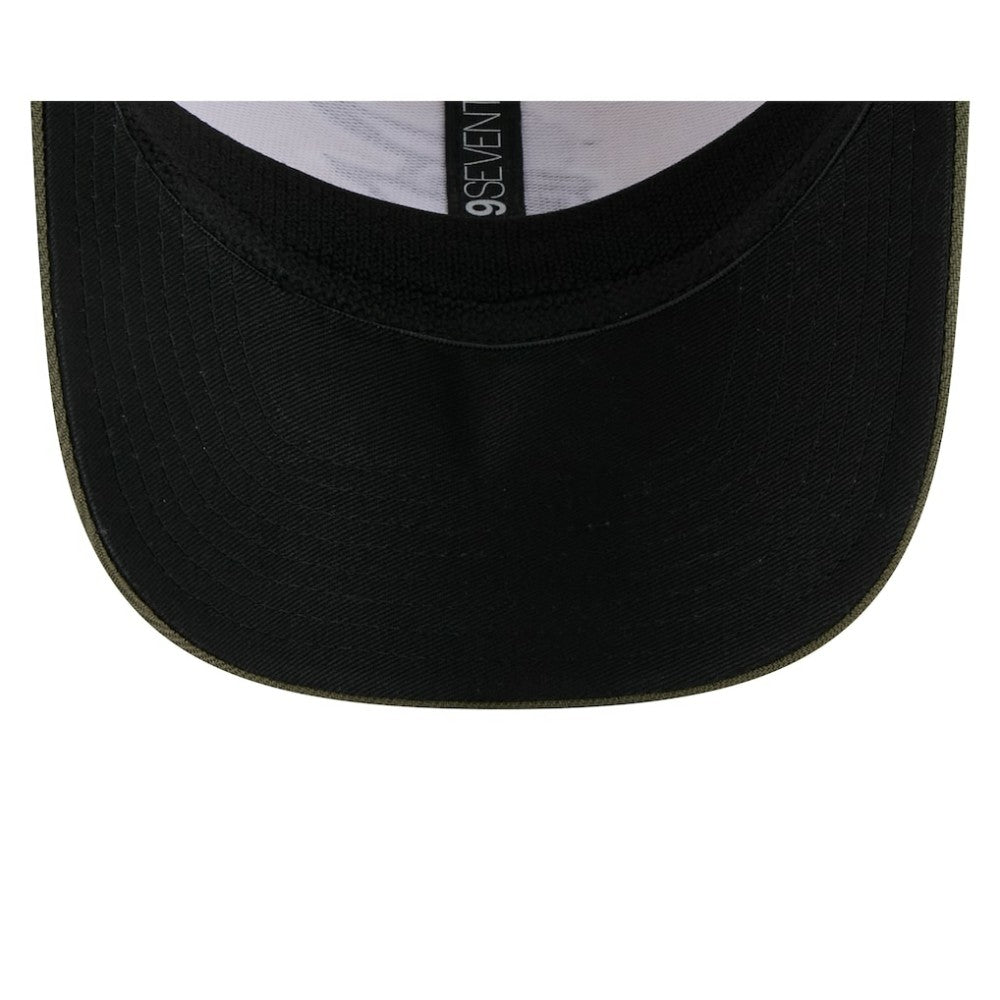 Baltimore Orioles 2025 Armed Forces Day 9SEVENTY Stretch-Snap Hat - Light Beige/Olive | New Era