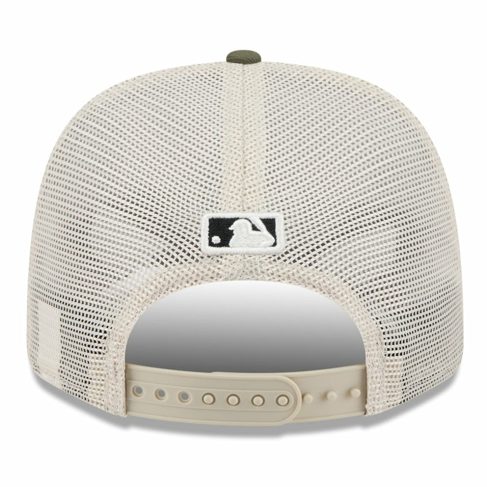Houston Astros 2025 Armed Forces Day 9SEVENTY Stretch-Snap Hat - Light Beige/Olive | New Era
