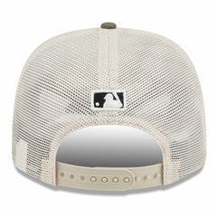 Pittsburgh Pirates 2025 Armed Forces Day 9SEVENTY Stretch-Snap Hat - Light Beige/Olive | New Era