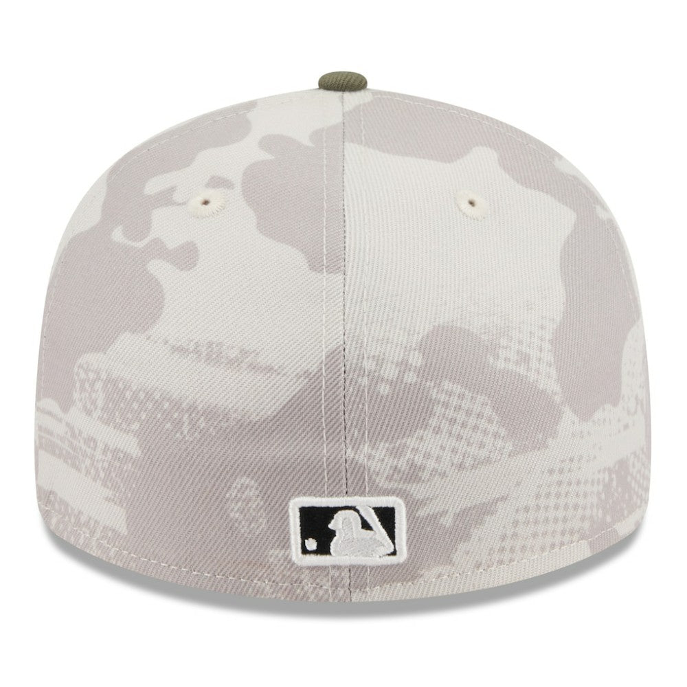 New York Yankees 2025 Armed Forces Day Low Profile 59FIFTY Fitted Hat - Light Beige/Olive | New Era