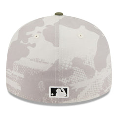 San Diego Padres 2025 Armed Forces Day Low Profile 59FIFTY Fitted Hat - Light Beige/Olive | New Era
