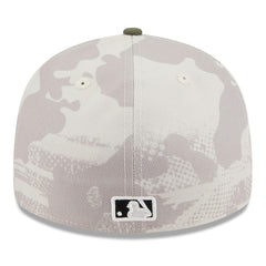 Los Angeles Angels 2025 Armed Forces Day Low Profile 59FIFTY Fitted Hat - Light Beige/Olive | New Era