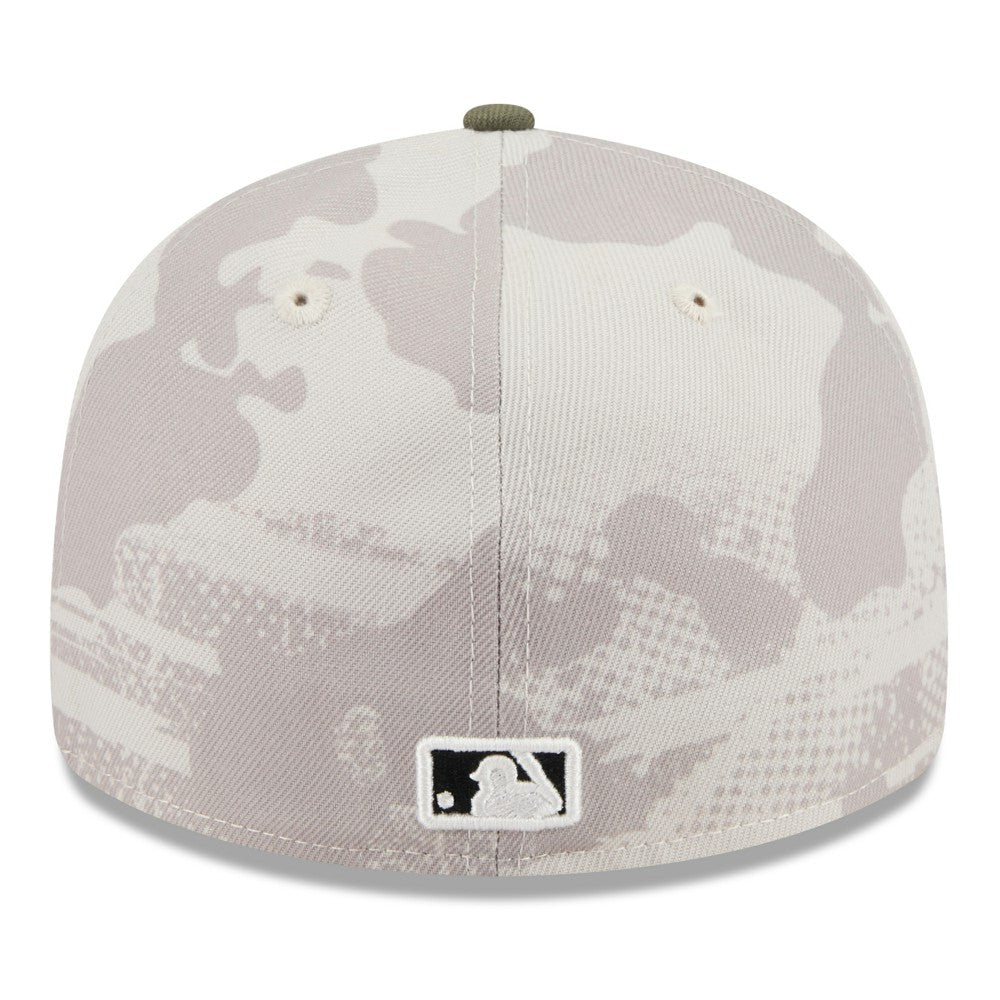 Kansas City Royals 2025 Armed Forces Day Low Profile 59FIFTY Fitted Hat - Light Beige/Olive | New Era