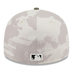 Kansas City Royals 2025 Armed Forces Day Low Profile 59FIFTY Fitted Hat - Light Beige/Olive | New Era