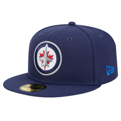 Winnipeg Jets New Era Core 59FIFTY Fitted Hat Navy