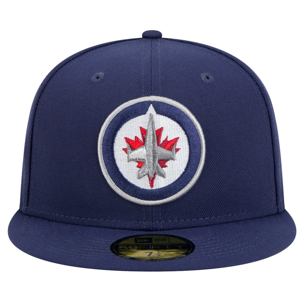 Winnipeg Jets New Era Core 59FIFTY Fitted Hat Navy
