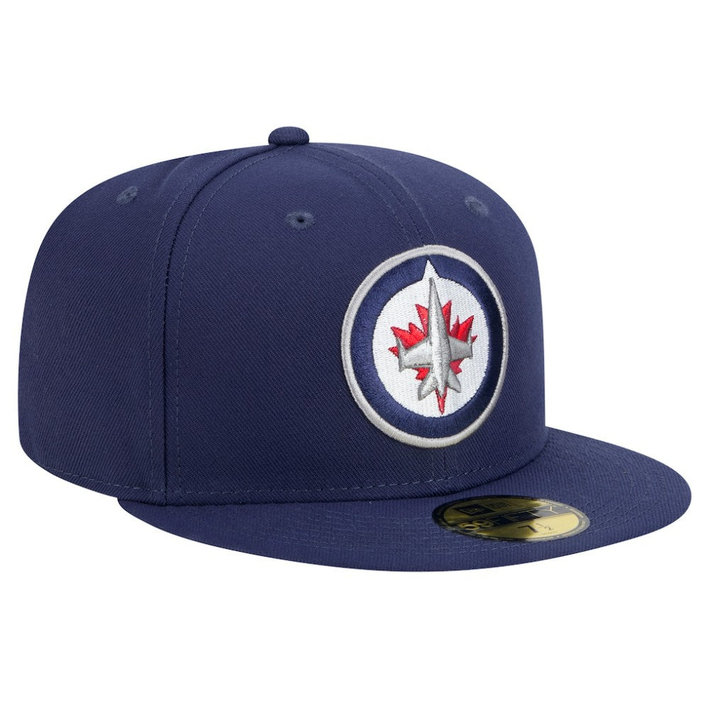 Winnipeg Jets New Era Core 59FIFTY Fitted Hat Navy