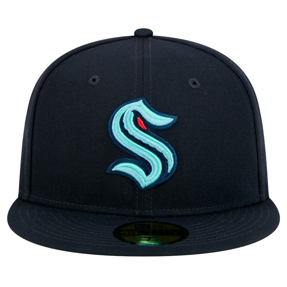 Seattle Kraken New Era Core 59FIFTY Fitted Hat Navy