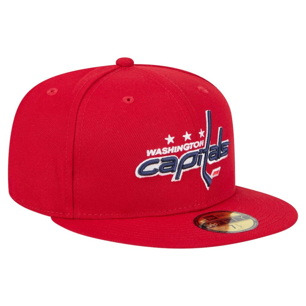 Washington Capitals New Era Core 59FIFTY Fitted Hat Red