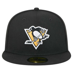 Pittsburgh Penguins New Era Core 59FIFTY Fitted Hat Black