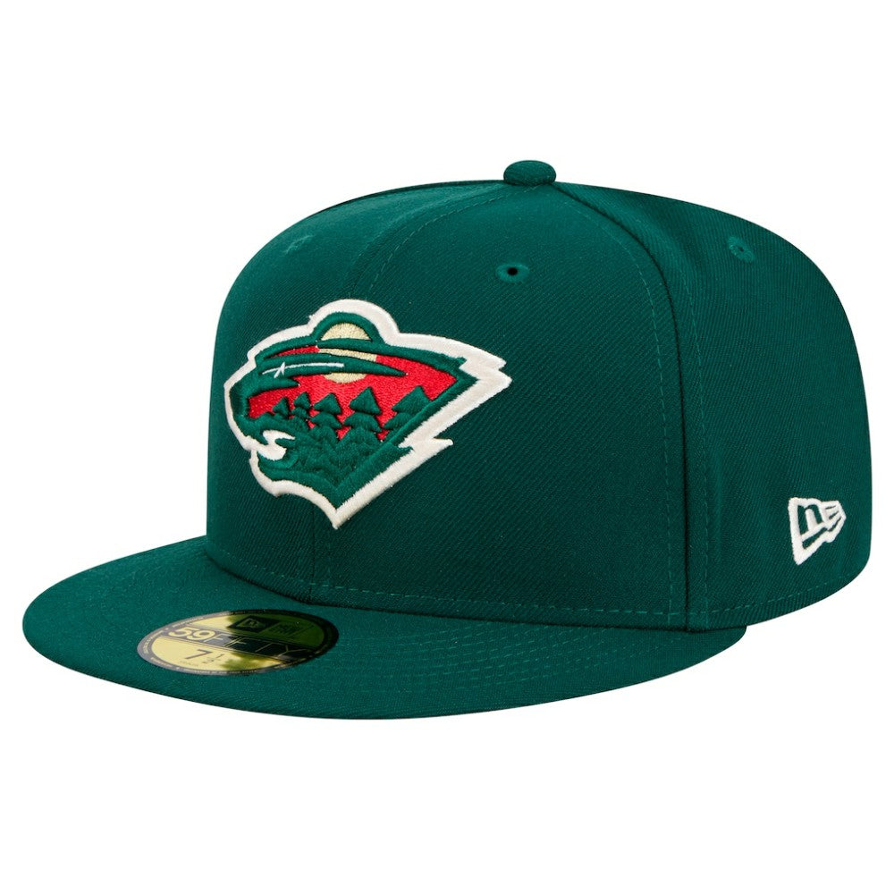 Minnesota Wild New Era Core 59FIFTY Fitted Hat Green