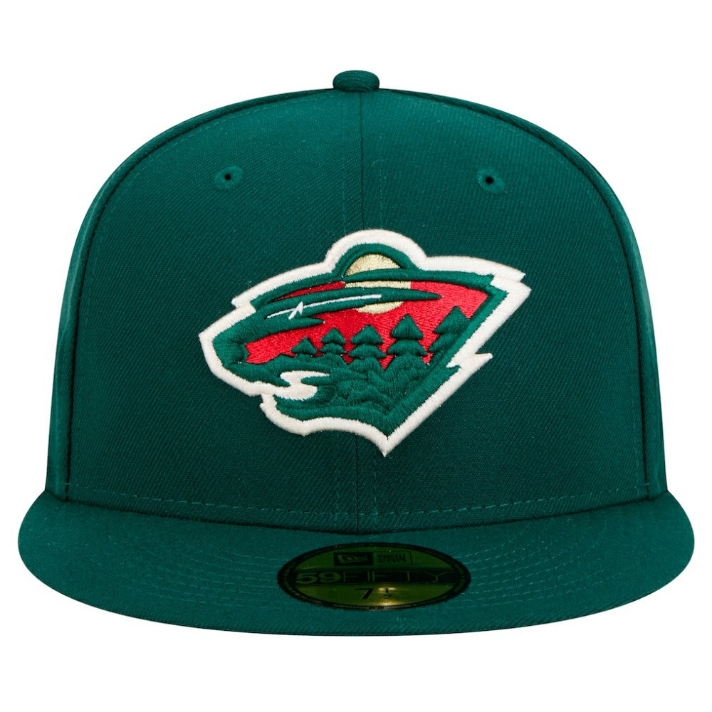 Minnesota Wild New Era Core 59FIFTY Fitted Hat Green