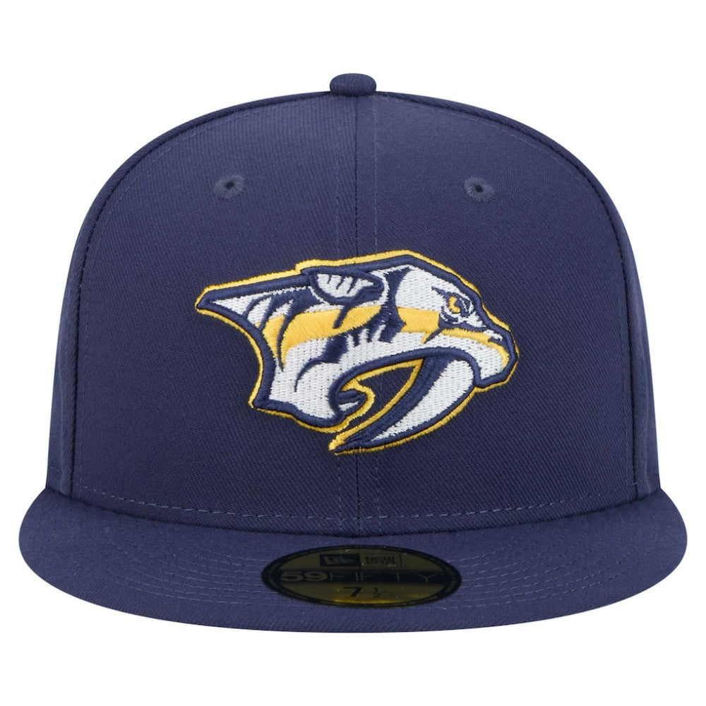 Nashville Predators New Era Core 59FIFTY Fitted Hat Navy