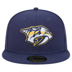 Nashville Predators New Era Core 59FIFTY Fitted Hat Navy