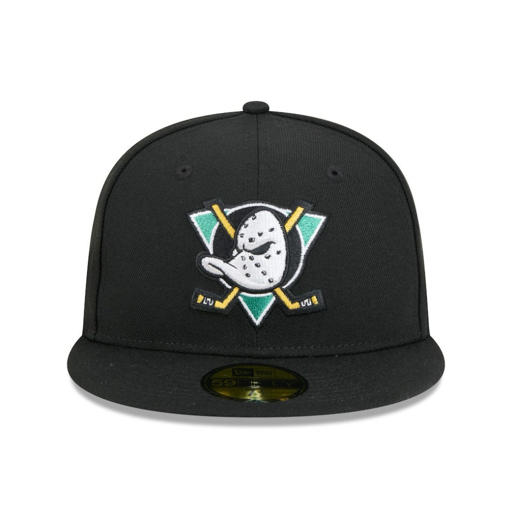 Anaheim Ducks New Era Core 59FIFTY Fitted Hat Black