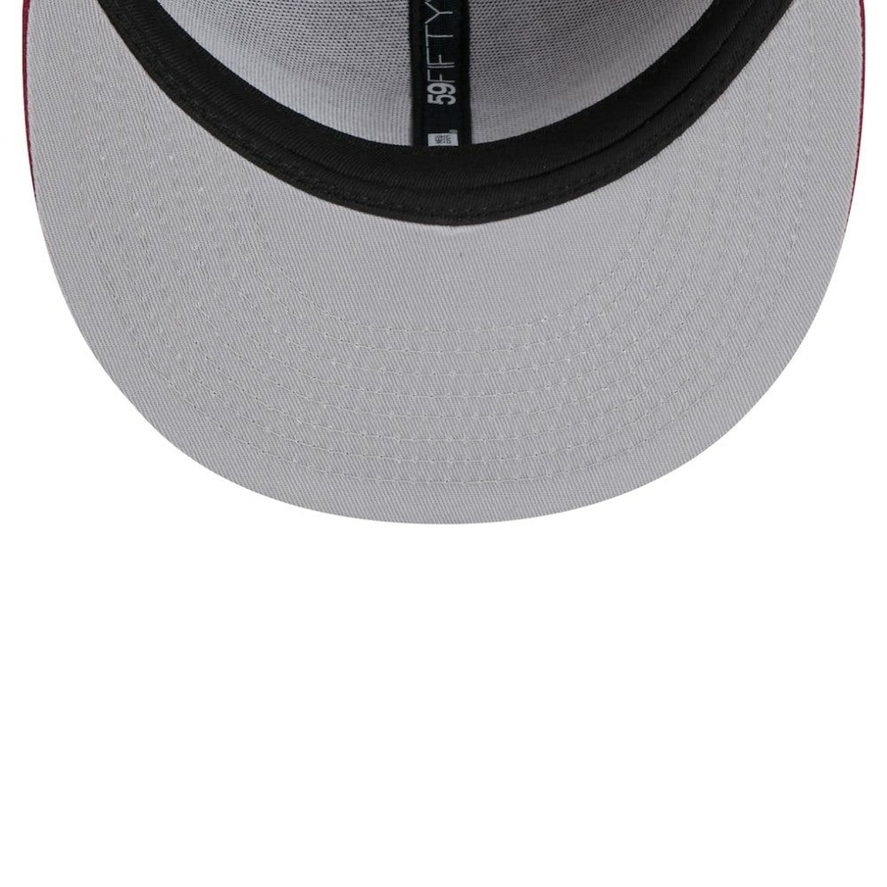Colorado Avalanche New Era Core 59FIFTY Fitted Hat Burgundy