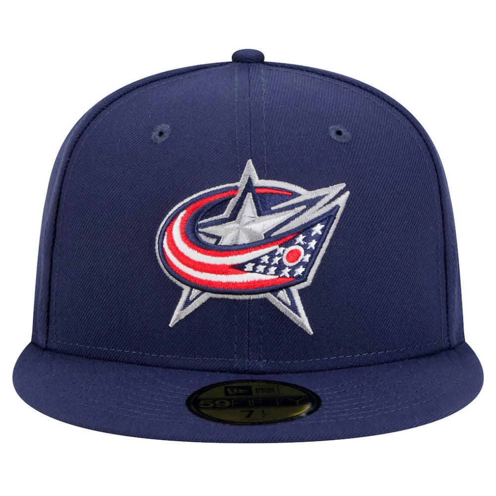 Columbus Blue Jackets New Era Core 59FIFTY Fitted Hat Navy