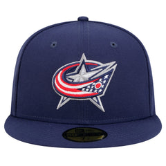 Columbus Blue Jackets New Era Core 59FIFTY Fitted Hat Navy