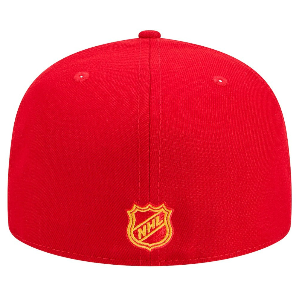 Calgary Flames New Era Core 59FIFTY Fitted Hat Red