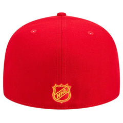 Calgary Flames New Era Core 59FIFTY Fitted Hat Red