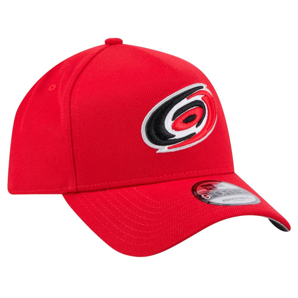 Carolina Hurricanes New Era Core A-Frame 9FORTY Adjustable Hat Red