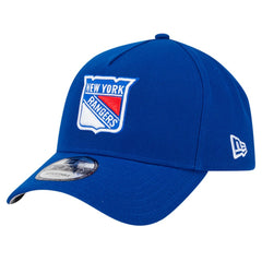 New York Rangers New Era Core A-Frame 9FORTY Adjustable Hat Blue