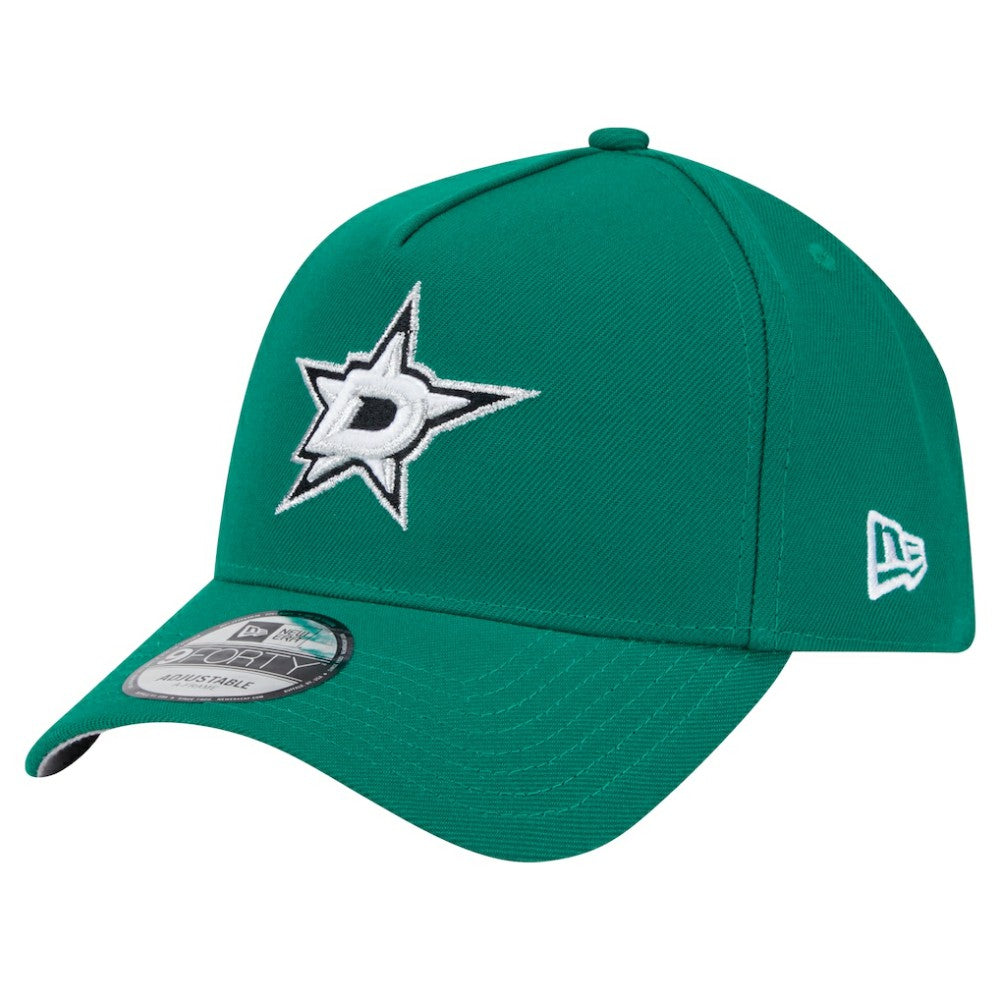 Dallas Stars New Era Core A-Frame 9FORTY Adjustable Hat Kelly Green
