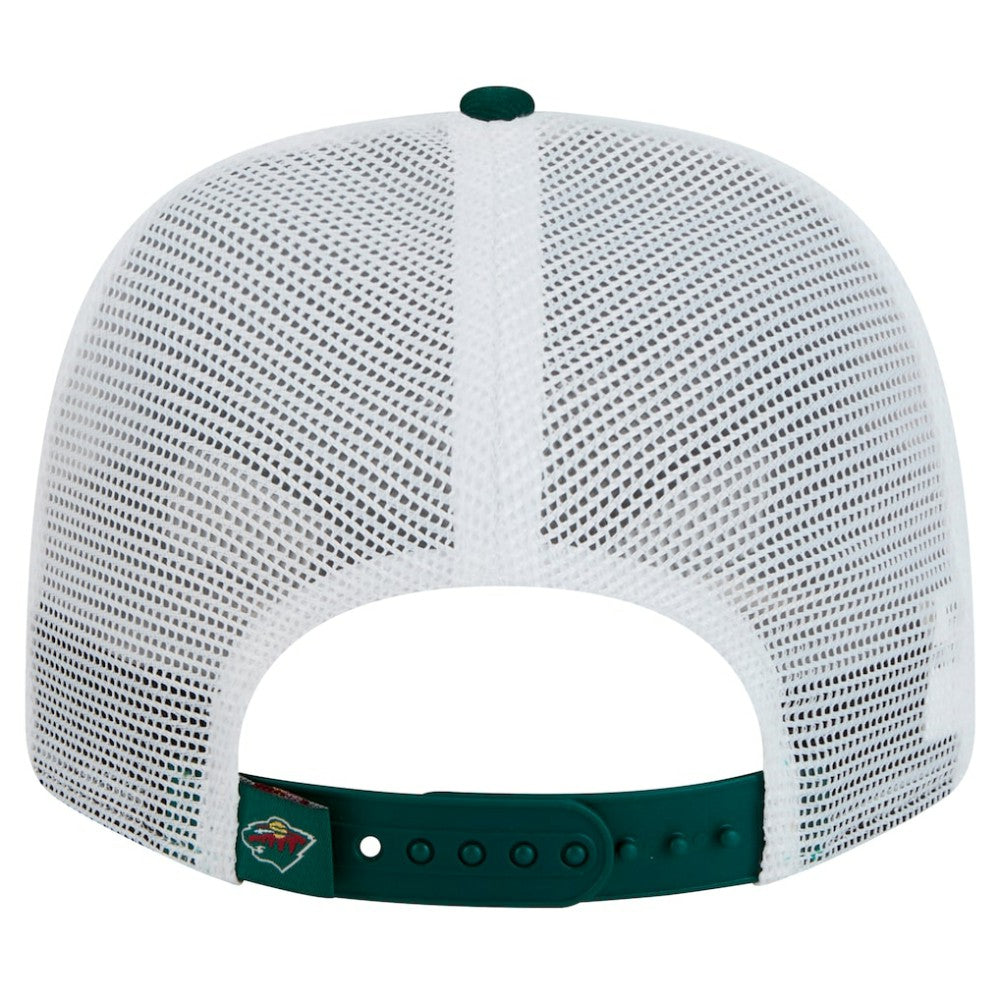 Minnesota Wild New Era Core Trucker 9SEVENTY Stretch-Snap Hat Green