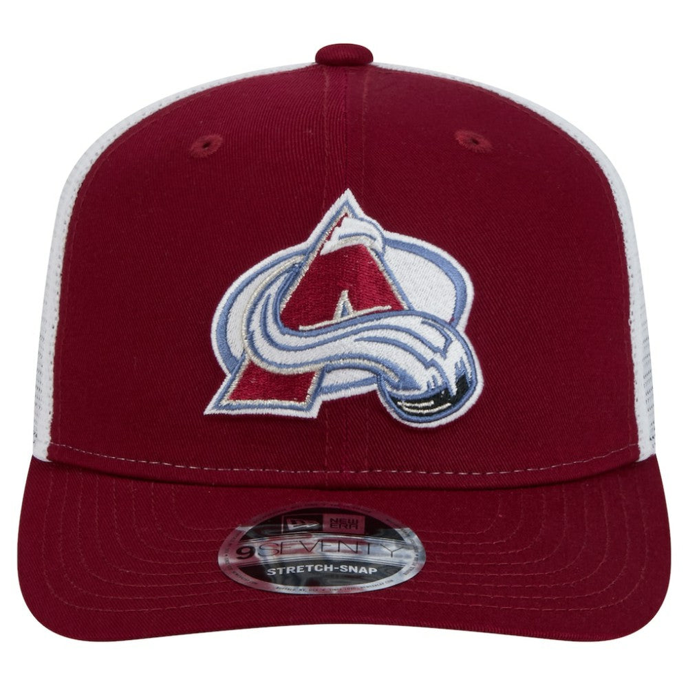 Colorado Avalanche New Era Core Trucker 9SEVENTY Stretch-Snap Hat Burgundy